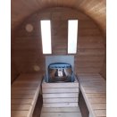 Tonneau sauna chaudire lectrique