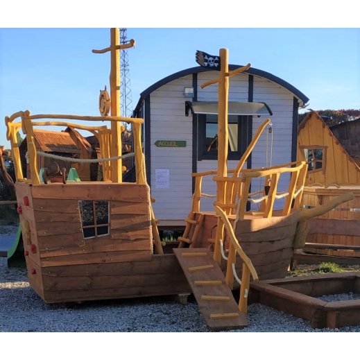 Bateau Pirate en bois massif