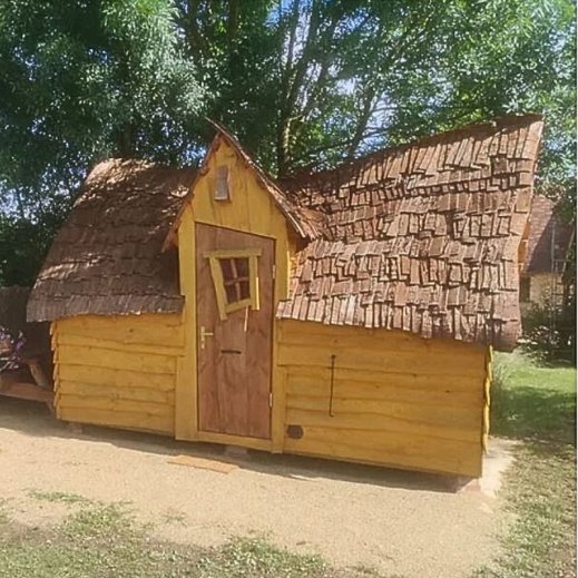 Cabane ferique monte et quipe