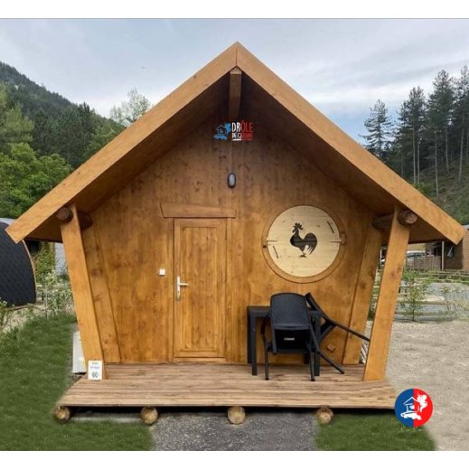 Habitat lger de loisir (Taille L- Lodge tout bois)