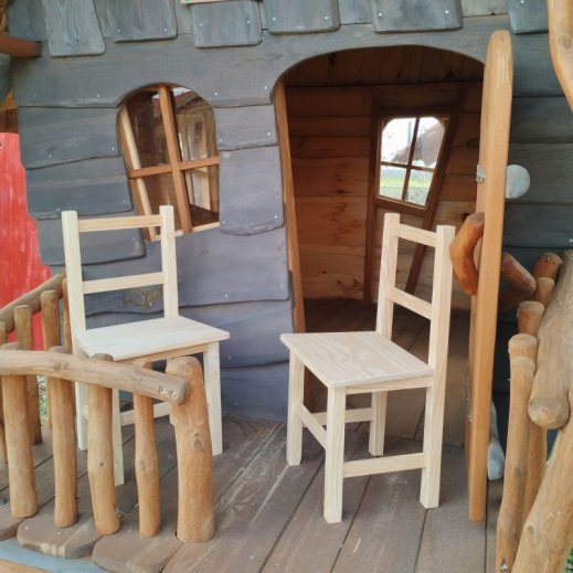 Lot de 2 chaise enfants en pin