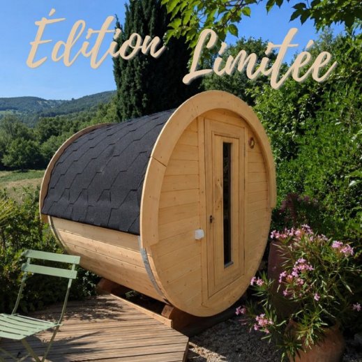 Tonneau Sauna compact pour 2 � 4 personnes
