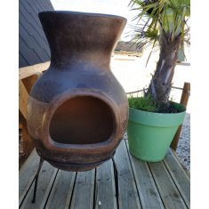  Brasro hauteur 91 cm marron  motifs