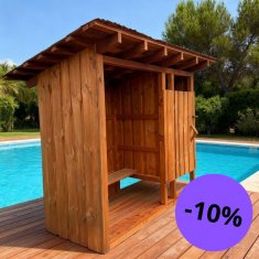 Cabine de plage- 2 espaces