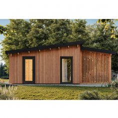 Maison en Bois 35m2-1 pan