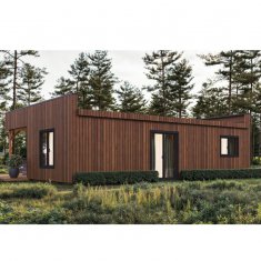 Maison en Bois 47m2-1 pan