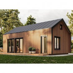 Maison en Bois 50m2-mezzaniine