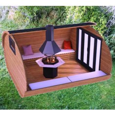 Oval Grill vitr ≈ 14m