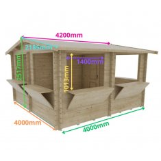 Stand Kiosque 4x4 kit