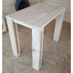 Table et 2 chaises pin massif