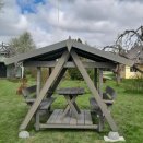 Balancelle Pique- Nique en bois 4  6 pers