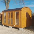 Bungalow en bois, style moderne, coloris au choix