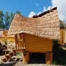 Cabane Enchante grise pour enfants bois massif