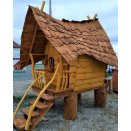 Cabane Enchantée pour enfants toit en tremble