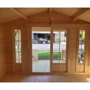 Chalet de jardin grand espace intrieur