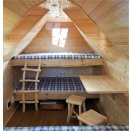 Cabane 4 couchages, avec lectricit