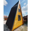 Cabane en A isole et fentres ouvrantes double vitrage