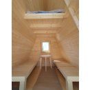 Cabane en A - mezzanine, suggestion d'amnagement