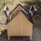 Cabane Hut Op- pour une nuit  la belle toile