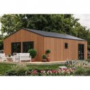 Maison en bois 50mgrandes baies vitres double vitrage