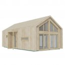 Maison en bois 50m pica massif coloris au choix