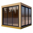 Pergola vitre 3x3