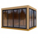 Pergola vitre 3x4