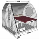 Plan Pod Mini amnagement 2 personnes