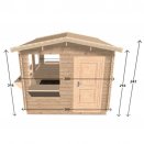 Stand de vente en bois