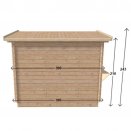 Stand de vente en bois 3x3