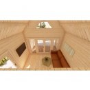 Studette de jardin 25m nombreux vitrage