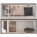 Studio Cube isol, amnag