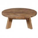 table basse ronde pin recycl