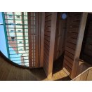 sauna tonneau de terrasse PANORAMIQUE