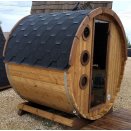 sauna tonneau de terrasse compact