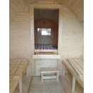 Tonneau habitable 1 sommier double + 2 bancs couchettes