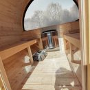 Tonneau Sauna compact pour 2 � 4 personnes