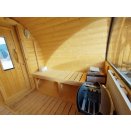 Tonneau sauna 2m50  chaudière électrique